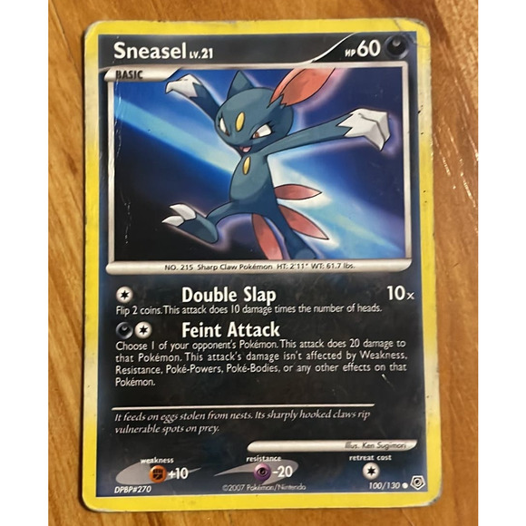 Sneasel Pokémon‎ Card - Picture 1 of 2